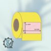 لیبل کاغذی 40×75 میلیمتر تک ردیف