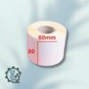 لیبل کاغذی 60×80 میلیمتر تک ردیف