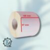 لیبل کاغذی 67×106 میلیمتر تک ردیف